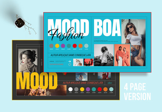 Fashion Mood Board Template
