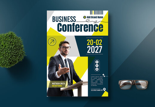 Business Conference Flyer And Invitation Flyer Templates