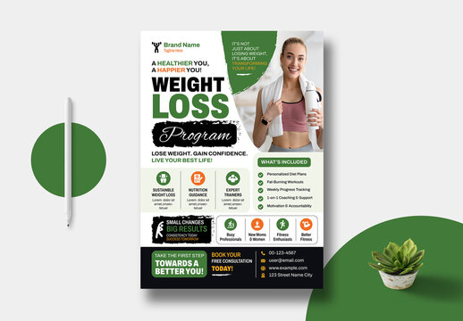 Fit Life Flyer Template Layout