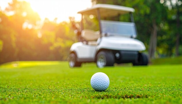 golf club and ball