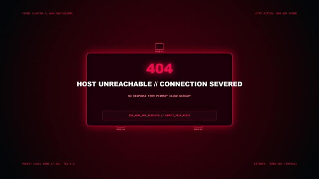 Futuristic Cloud Computing Network Connection Error and Data Synchronization