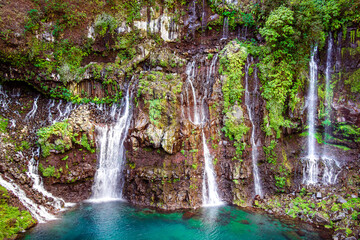 Grand Galet Waterfall, Reunion Island © Bernard