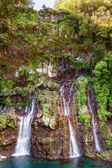 Grand Galet Waterfall, Reunion Island © Bernard