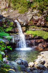 Grand Galet Waterfall, Reunion Island © Bernard
