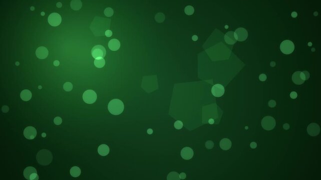Abstract Emerald Stream Mesh Gradient and Floating Particle Motion ...