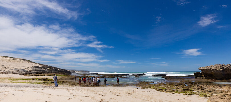 spectacular rocky coastline of De Hoop Nature Reserve, Western Cape, South Africa