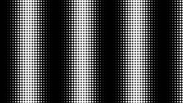 black and white halftone seamless pattern video