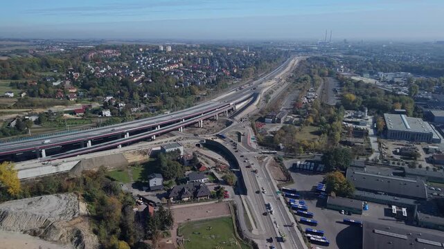 budowa węzła drogowego