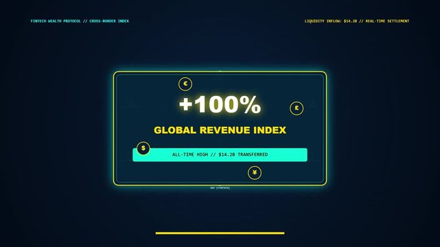 Global Financial Fintech Data Interface with Revenue Analytics