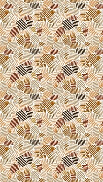 seamless autumn themed pattern in morandi colors vertical background 