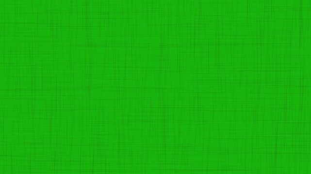 green fabric texture grid animation, fabric texture background. abstract woven linen pattern animation on green screen.