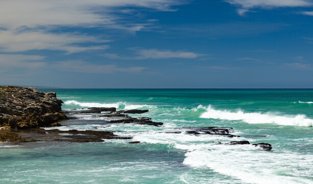 spectacular rocky coastline of De Hoop Nature Reserve, Western Cape, South Africa