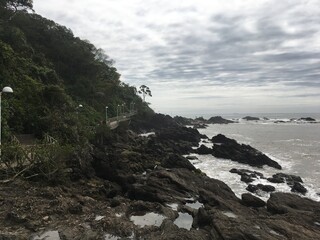 rocky coast of the sea © Marcelo