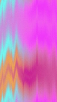 Vibrant pink and turquoise abstract background with vertical fluid color gradients.