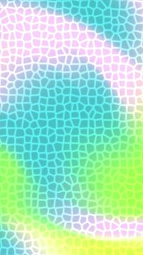 Abstract mosaic pattern with pastel gradient colors for digital background and design.