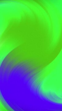 Vibrant green and deep blue abstract gradient background with flowing waves.
