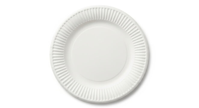 Simple white oval plate with clean rim detail