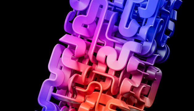 3D Gradient Maze Structure