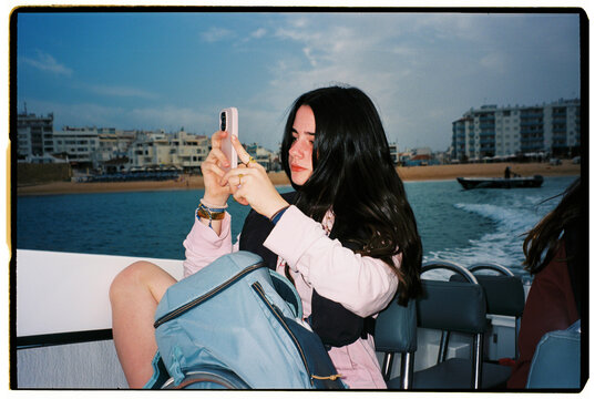 Smartphone Boat Tourist