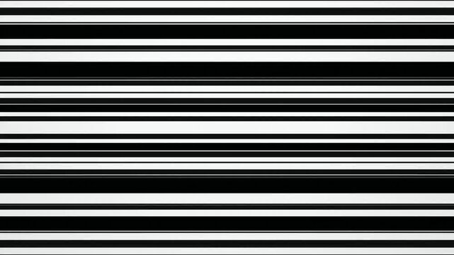 Black and white horizontal stripes scrolling seamless loop background