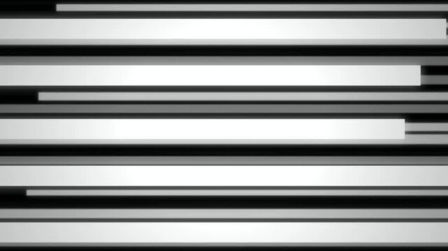 Monochrome geometric light bars sliding seamless loop background