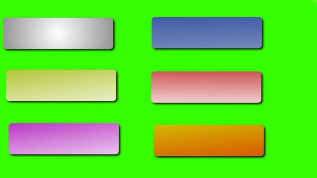 set of colorful buttons