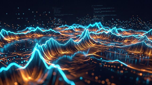 Abstract Big Data Visualization in Futuristic Digital Landscape