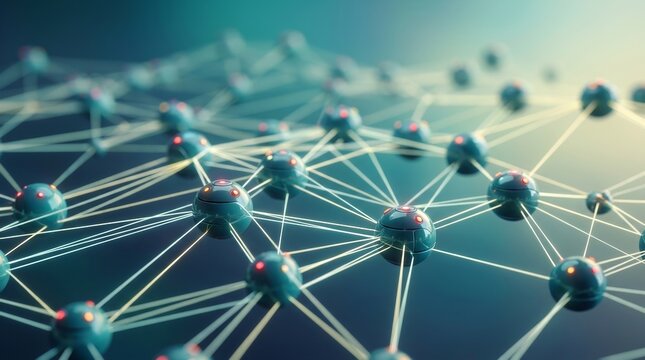 A complex web of user icons representing secure access management and IAM protocols.