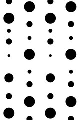 Abstract background png transparent, polka dot pattern in black © Rawpixel.com