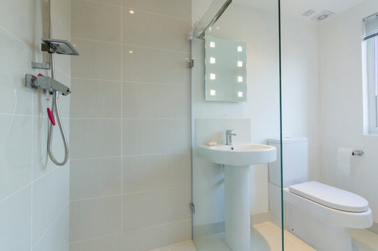Bathroom white washroom