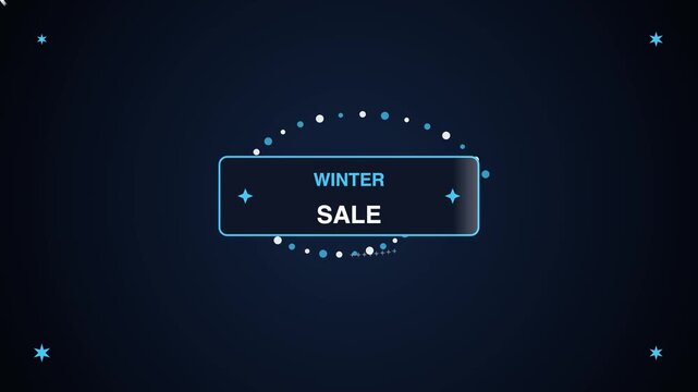 Winter Wonderland 60% Off Sale Animation