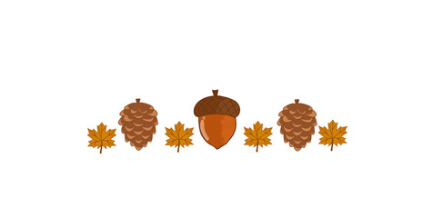 vector illustration of autumn leaves © Agus