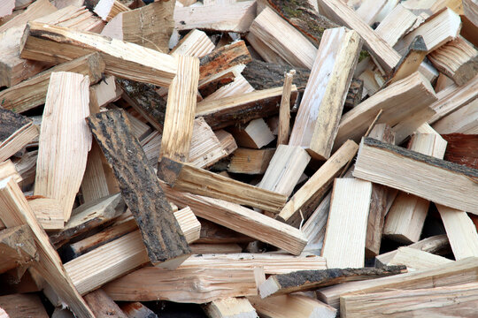 Der Winter kann kommen. Brennholz f&uuml;r den Kamin