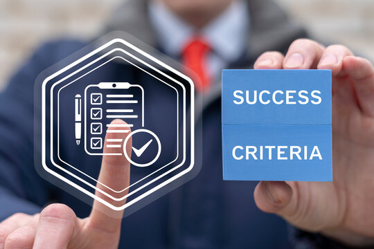 Concept of success criteria. Business anf finance criteria standards evaluation.