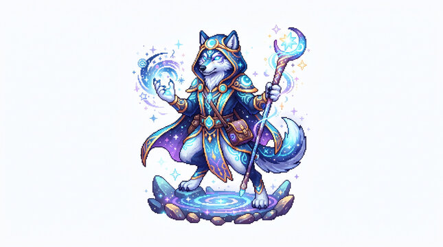 Wolf Sorcerer of the Sky