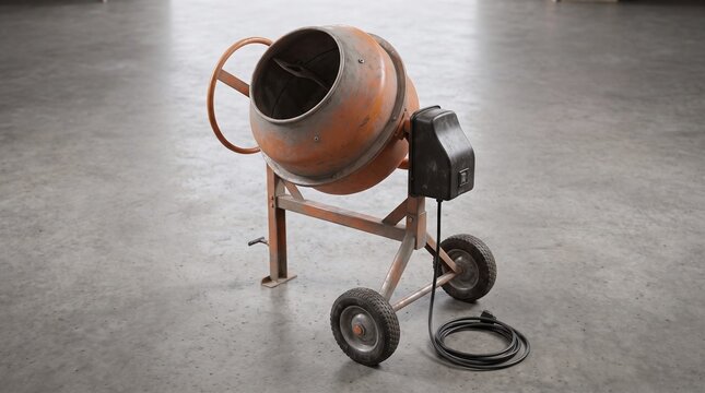 Portable Electric Cement Mixer Construction Machine