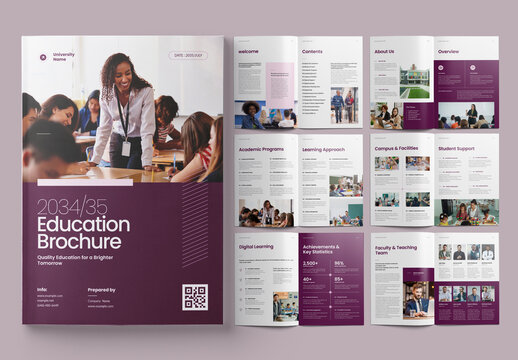 Education Brochure Template Design