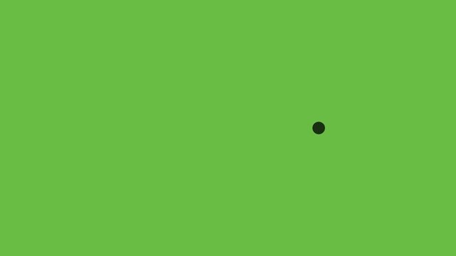 Fast Loading Dots Animation on Green Screen