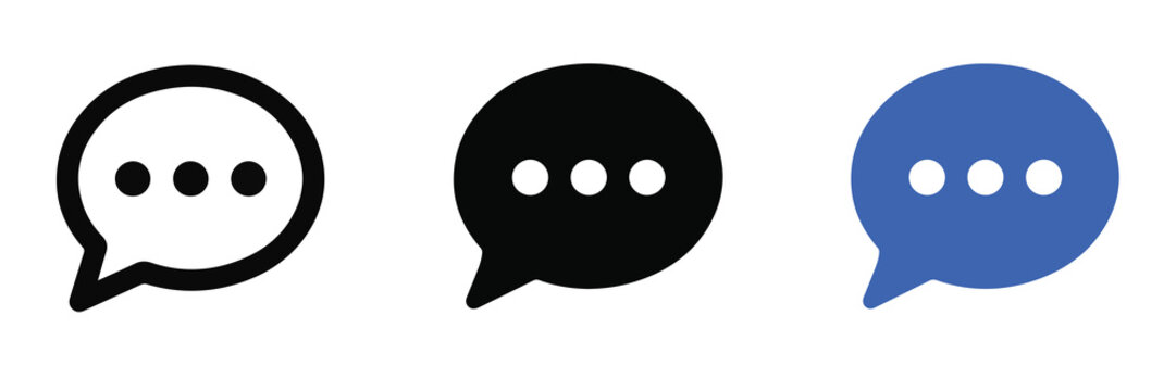 Message Chat Bubble Conversation Communication Icon