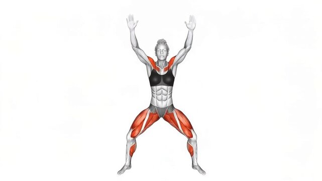 Deep Breathe Flaps Plyo Squat &ndash; Explosive Power & Breath Control