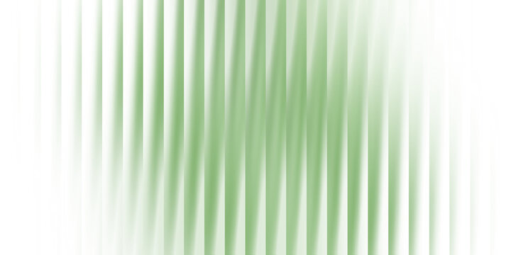 Vertical green gradient stripes with curved edges and black background shadows
