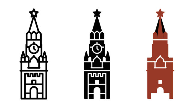 Nicholas tower illustration set showing multiple visual formats with architecture