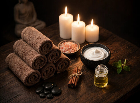 D&eacute;cor zen spa massage 