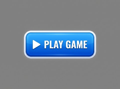 Play Game Button With Play Icon