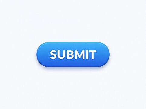 Blue Submit Button With White Text