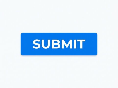 Blue Submit Button With White Text