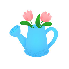 tulips in watering can © Mild