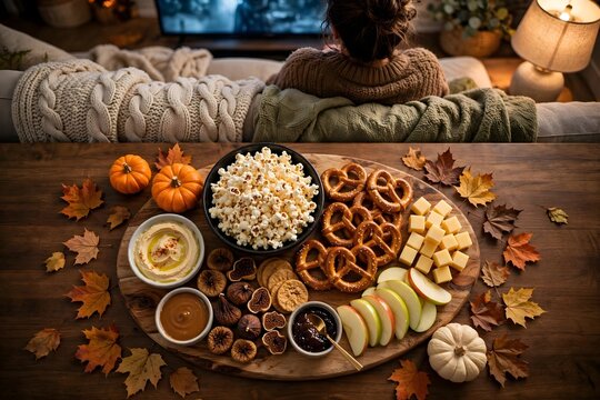 Halloween Snack Board by Lamplight