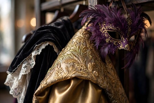 Gothic Costume Fabric Study in Boutique Light