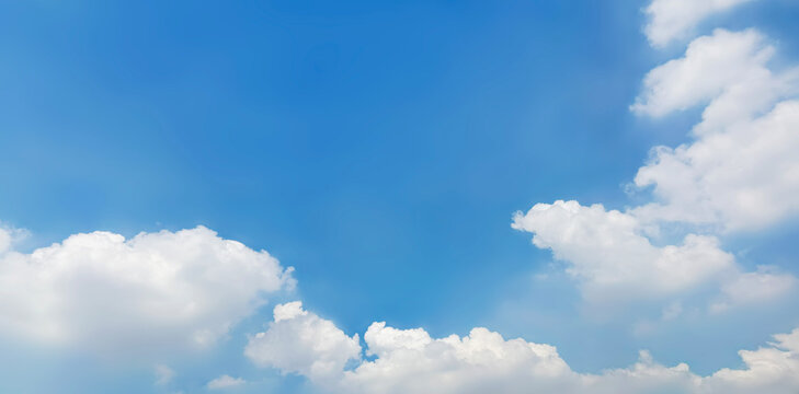 Blue sky with clouds background